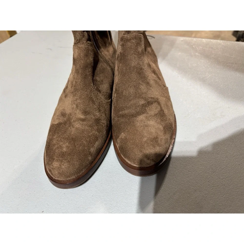 NWB Antonio Melani  Leenna Brown Over The Knee Stretch Flat ‎ Boots Size 6 New
